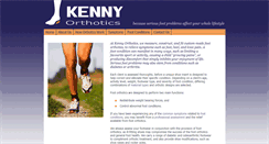 Desktop Screenshot of kennyorthotics.com.au